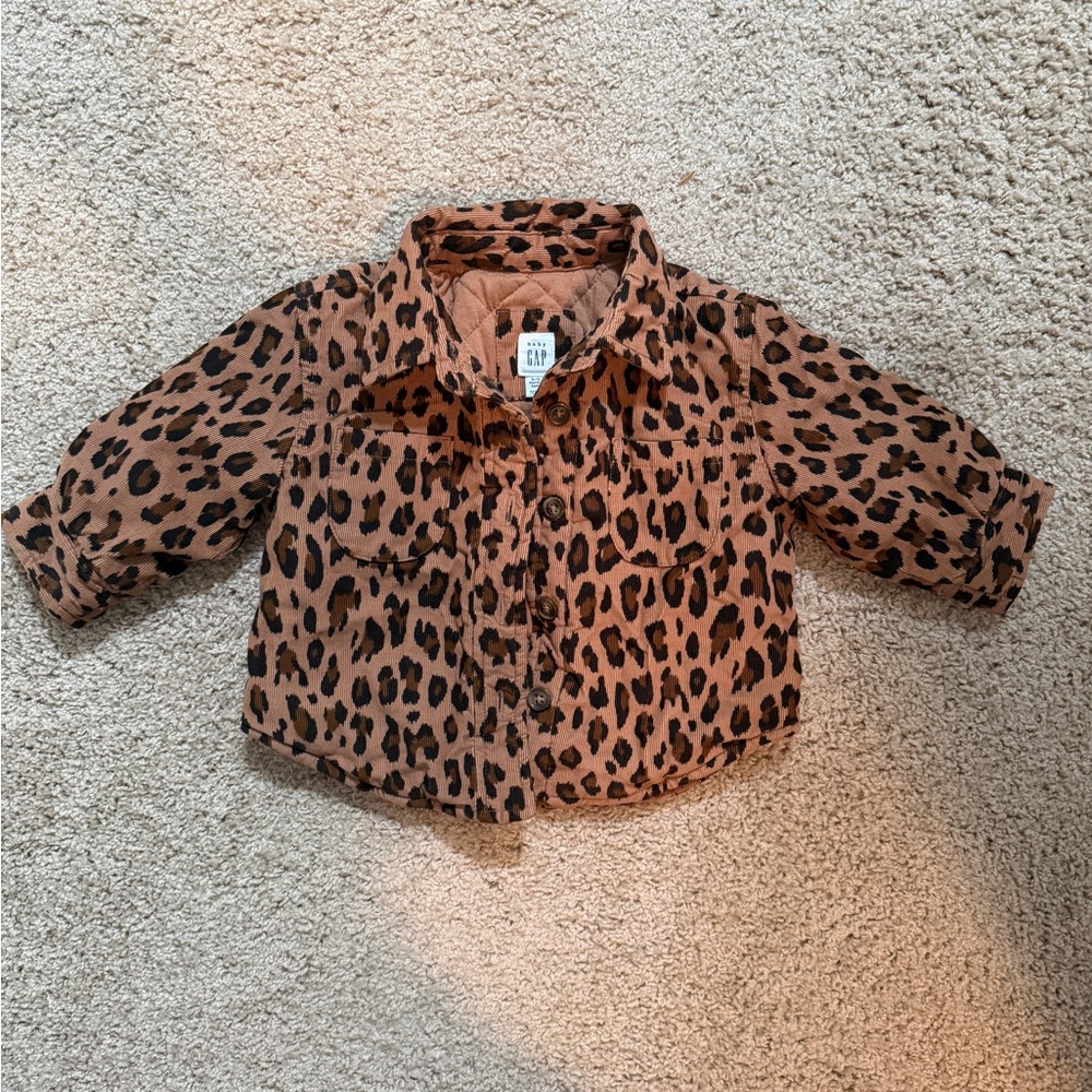 Baby GAP Quilted Cheetah Jacket
